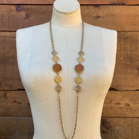 Vintage 70s Sarah Coventry Taste of Honey Necklace - Picture 3 of 6